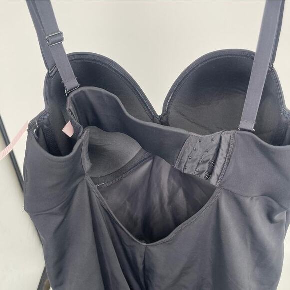 Cacique NWT Bodysuit Bra Bodyshaper Black 40D - Picture 10 of 11